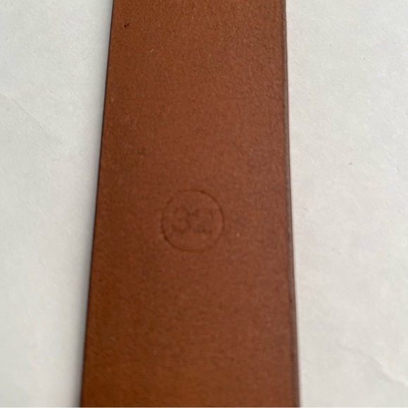 J Crew Genuine Italian Leather Belt Size 32 - Picture 4 of 5